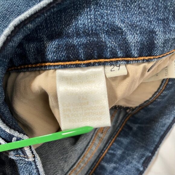 Rag & Bone Tall Mens Standard Issue Fit 2 29 x 33 Slim Leg Dark Wash Blue Jeans - Picture 7 of 9